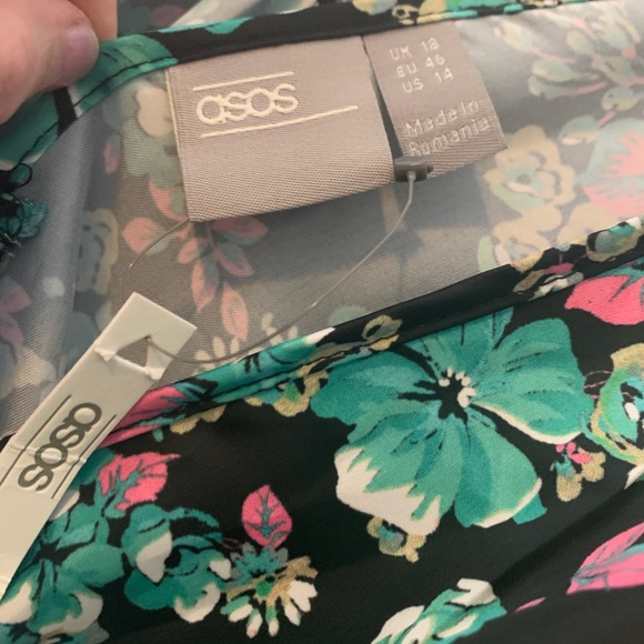 ASOS Design Batwing Sleeve Top with Tie Waist - Picture 7 of 11